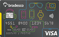 Cartão de Crédito Bradesco Visa Universitário Internacional