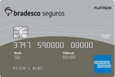Cartão de Crédito Bradesco Seguros Platinum American Express®