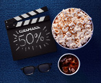 Cinemark 50% off