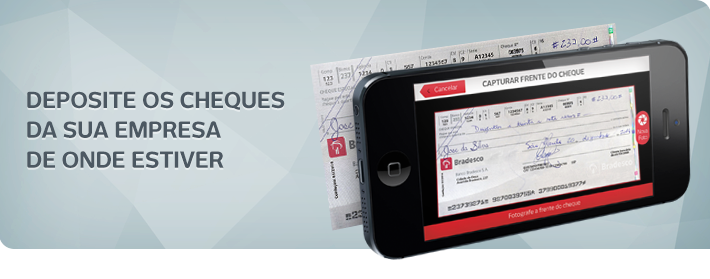 Depósito de Cheque pelo Celular
