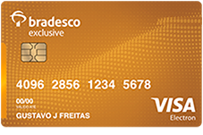 Bradesco Exclusive Visa Gold – Função Crédito