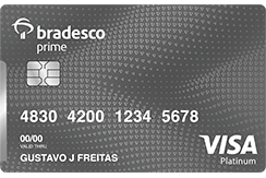 Bradesco Prime Visa Platinum – Função Crédito