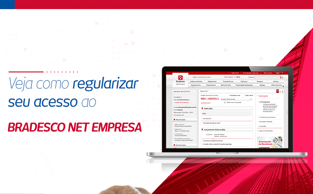 Veja como regularizar seu acesso ao Bradesco Net Empresa