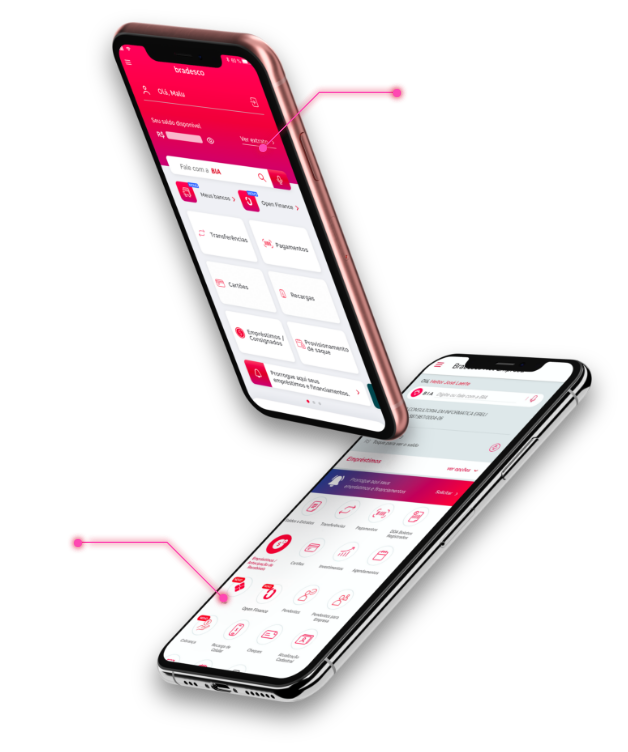 Celulares mostrando que o Open Finance é para você e para sua empresa